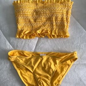 Yellow Bathing Suit Set